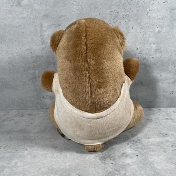 Vtg 90s Hard Rock Cafe Washington DC Teddy Bear Save the Planet Souvenir Plush - Picture 3 of 8